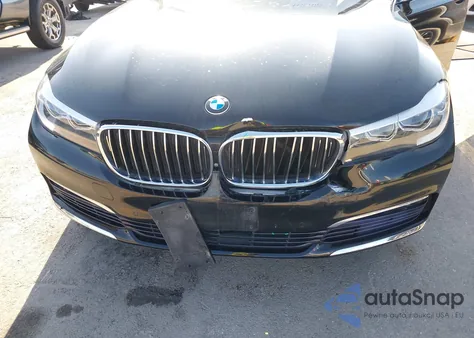 2017 BMW 740I из США, поврежденный, VIN WBA7E2C52HG739745